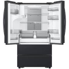 R&eacute;frig&eacute;rateur de 30 pi&sup3; / 36" avec Distributeur &agrave; 4 Types de Gla&ccedil;ons en Acier Inoxydable Noir Samsung ( RF31CG7400MT )