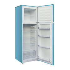 R&eacute;frig&eacute;rateur Compact Retro de 10 Pi&sup3; &agrave; 2 portes avec Cong&eacute;lateur Bleu *PRODUIT NEUF* RCA ( RFR1055-BLUE )