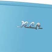 R&eacute;frig&eacute;rateur Compact Retro de 10 Pi&sup3; &agrave; 2 portes avec Cong&eacute;lateur Bleu *PRODUIT NEUF* RCA ( RFR1055-BLUE )