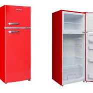 R&eacute;frig&eacute;rateur Retro Compact de 7.5 Pi&sup3; &agrave; 2 portes avec Cong&eacute;lateur Rouge *PRODUIT NEUF* RCA ( RFR786-RED )