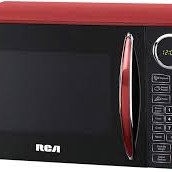 Four &agrave; Micro-Ondes de Comptoir de 900 W / 0,9 pi&sup3; en Rouge *PRODUIT NEUF* RCA ( RMW953-RED )