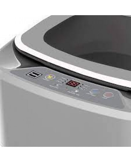 Laveuse Compacte à Chargement par le Haut Grise avec Tambour en Acier Inoxydable RCA ( RPW116 )
