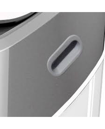 Laveuse Compacte à Chargement par le Haut Grise avec Tambour en Acier Inoxydable RCA ( RPW116 )