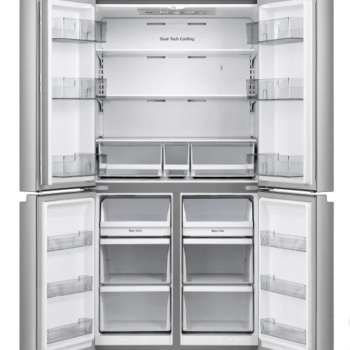 R&eacute;frig&eacute;rateur 21.5 pi&sup3; / 36" &agrave; 4 Portes avec Fonction Triple Zone en Acier Inoxydables Hisense ( RQ22A4CSD )