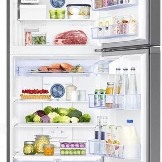 R&eacute;frig&eacute;rateur de17.6 pi&sup3; &agrave; Cong&eacute;lateur en Haut en Acier Inoxydable *PRODUIT NEUF* Samsung ( RT18M6213SR )