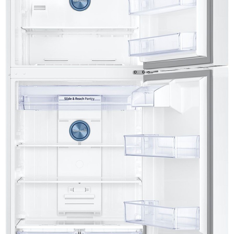 R&eacute;frig&eacute;rateur de 17.6 pi&sup3; &agrave; cong&eacute;lateur en haut Blanc Samsung ( RT18M6213WW )