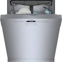 Lave-vaisselle de 24" / 46 dBA Wifi S&eacute;rie 300 avec 3e Panier en Acier inoxydable Bosch ( SHE53B75UC )
