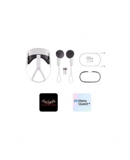 Casque de Réalité Virtuelle de 128 Go avec Manettes Touch Plus et Batman: Arkham Shadow Quest 3S de Meta ( SK-1000203-01 )