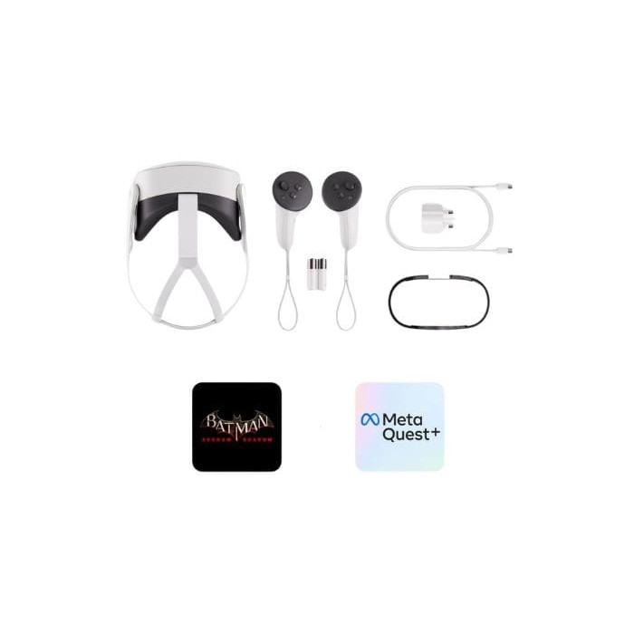 Casque de R&eacute;alit&eacute; Virtuelle de 128 Go avec Manettes Touch Plus et Batman: Arkham Shadow Quest 3S de Meta ( SK-1000203-01 )