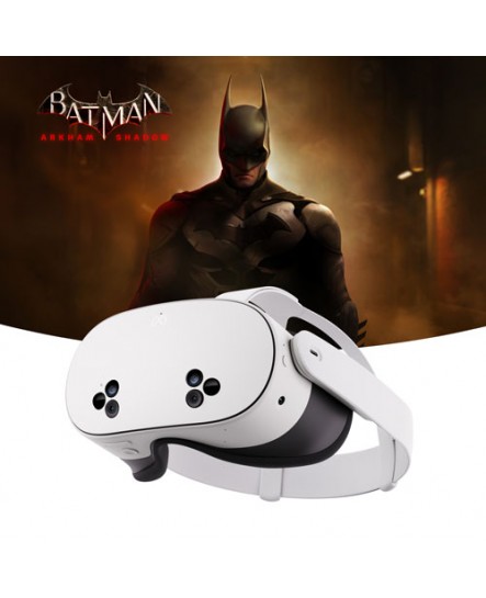 Casque de Réalité Virtuelle de 128 Go avec Manettes Touch Plus et Batman: Arkham Shadow Quest 3S de Meta ( SK-1000203-01 )