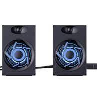 Haut-parleur d'ordinateur 2.0 CH &Eacute;clairage LED Prise 3,5 mm Audio st&eacute;r&eacute;o / USB *PRODUIT NEUF* HAVIT ( SK706 )