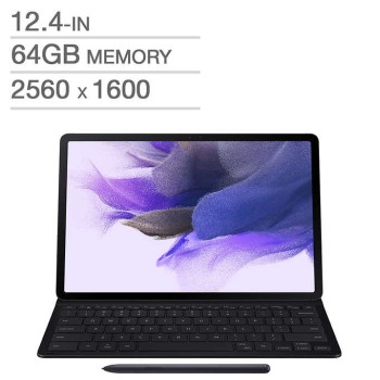 Tablette Galaxy S7 FE de 12,4" / 64 Go Noir Samsung ( SM-T733NZKYXAC )