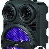 Haut-parleur Bluetooth Portable avec &Eacute;clairage LED de Couleur Sylvania ( SP740-B )