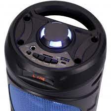 Syst&egrave;me de Son Portatif Rechargeable &agrave; Double &Eacute;clairage Bluetooth de 10 watts avec radio FM Sylvania ( SP962-B )