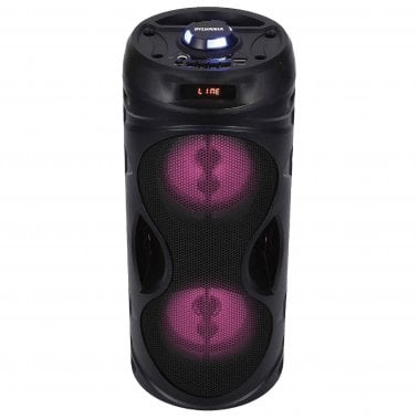 Syst&egrave;me de Son Portatif Rechargeable &agrave; Double &Eacute;clairage Bluetooth de 10 watts avec radio FM Sylvania ( SP962-B )