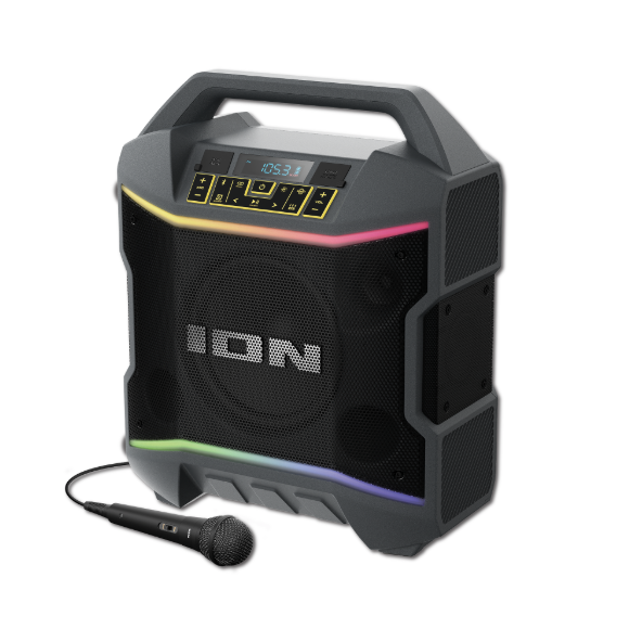 Syst&egrave;me de Karaok&eacute; avec Microphone et Radio Party Boom Plus Ion ( SPORTBOOMXUS )