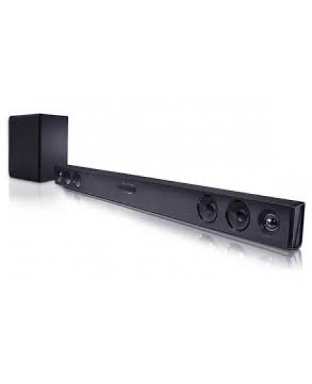 Barre de son 2.1 Canaux / 300W avec Caisson d'Extrême Grave sans Fil Noir LG ( SQC2 )