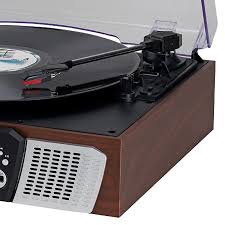 Tourne-Disque &agrave; 3 Vitesses avec Haut-Parleurs Int&eacute;gr&eacute;s et Port USB de Sylvania ( SRC831 )