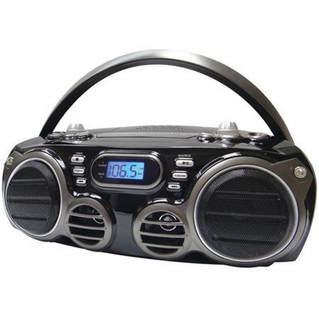 Radio Boom Box portative Bluetooth CD Radio AM / FM Sylvania ( SRCD682BT )