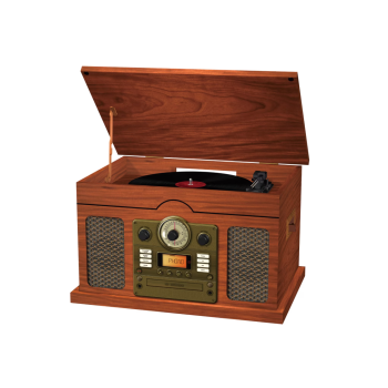 Tourne-Disque 7 en 1 Bluetooth Nostalgia de Sylvania ( SRCD844 )