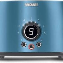 Grille-Pain &agrave; 2 Tranches au Fini M&eacute;tallique Bleu *PRODUIT NEUF* Sencor ( STS-6052BL-NAA1 )