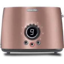 Grille-Pain &agrave; 2 Tranches au Fini M&eacute;tallique Rose *PRODUIT NEUF* Sencor ( STS-6055RS-NAA1 )