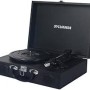 Tourne-Disque Portable &agrave; Encodage USB dans une Valise Noire Sylvania ( STT102USB )