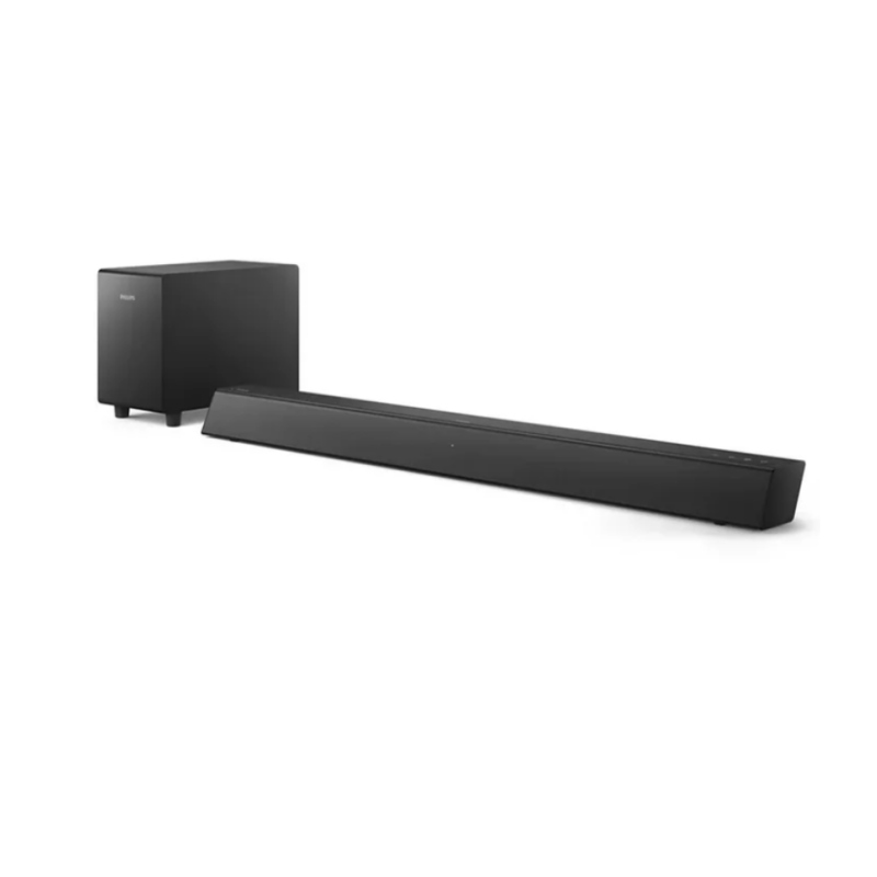 Barre de Son 2,1 Canaux / 140W avec Haut-Parleur d'Extr&ecirc;mes Graves sans Fil de Philips ( TAB5306/37 )