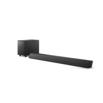 Barre de Son 2,1 Canaux / 140W avec Haut-Parleur d'Extr&ecirc;mes Graves sans Fil de Philips ( TAB5306/37 )