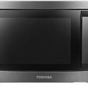 Micro-Ondes de Comptoir 1.6 pi&sup3; en Acier Inoxydable Noir TOSHIBA ( TMC16S4ABS )