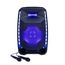 Syst&egrave;me de Haut-Parleurs Haute Puissance avec Lumi&egrave;res Edge-Glow et 2 Microphones ION ( TOTALPAULTIMATE )