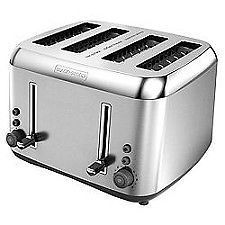 Grille-pain 4 tranches en acier inoxidable Kitchen Tools Black & Decker ( TR6490SKT )