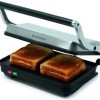 Grill &agrave; Sandwich &Eacute;lectrique en Acier Inoxydable avec Couvercle &agrave; Charni&egrave;re Flottante Salton *PRODUIT NEUF* ( TSG710 )