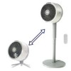 Ventilateur Oscillant Int&eacute;rieur & Ext&eacute;rieur avec Accessoire de Brumisation InstaCool pour l'Ext&eacute;rieur Shark FlexBreeze ( UH205 )
