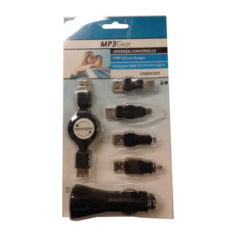 Chargeur USB 2.0 allume-cigare ( USBDCKIT  )