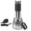 Ouvre-Bouteille Rechargeable avec Socle Argent&eacute; *PRODUIT NEUF* Vinturi ( V9046 )