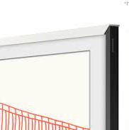 Cadre Personnalisable pour le T&eacute;l&eacute;viseur The Frame 50" Blanc Moderne Samsung ( VG-SCFA50WTBZA )