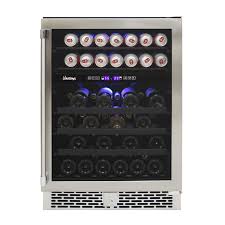 Refroidisseur &agrave; Vin &agrave; 2 Zones &agrave; Capacit&eacute; de 30 Btl. Vinotemp ( VT-OUTDR24GD )