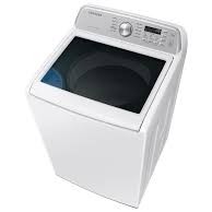 Laveuse &agrave; Chargement par le Haut de 5,2 pi&sup3; Blanche Samsung ( WA46CG3505AW )