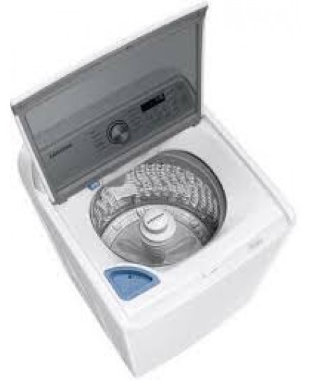 Laveuse &agrave; Chargement par le Haut de 5,2 pi&sup3; Blanche Samsung ( WA46CG3505AW )