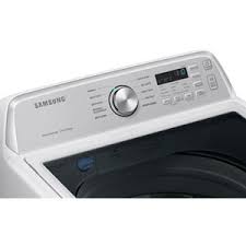 Laveuse &agrave; Chargement par le Haut de 5,2 pi&sup3; Blanche Samsung ( WA46CG3505AW )