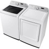Ensemble Laveuse &Agrave; Chargement par le Haut De 5.3 Pi&sup3; Et S&eacute;cheuse &Eacute;lectrique De 7.4 Pi&sup3; Blanc Samsung ( WA46CG3505AW / DVE47CG3500W )