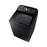 Laveuse Vertical S&eacute;rie 5500 De 6.0 Pi&sup3; avec SuperSpeed En Acier Inoxydable Noir Samsung ( WA52DG5500AVUS )