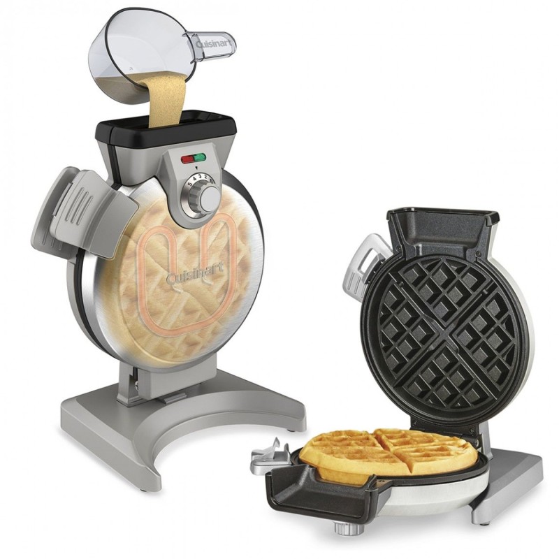 Gaufrier vertical en acier inoxydable bross&eacute; Cuisinart  ( WAF-V100C )