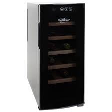Refroidisseur &agrave; vin thermo&eacute;lectrique de luxe &agrave; capacit&eacute; de 12 bouteilles Koolatron ( WC12-35D )