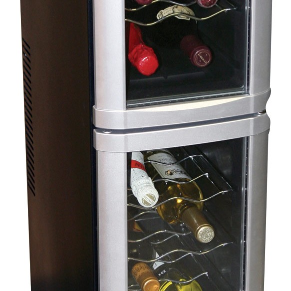 Refroidisseur &agrave; vin de 18 bouteilles / 2 zones Koolatron ( WC18 )
