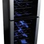 Cellier autonome de 45 bouteilles à deux températures Noir Koolatron ( WC45 )