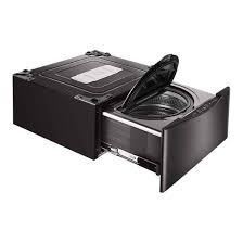 Socle / Laveuse-pi&eacute;destal Sidekick 27" en Acier inoxydable Noir *PRODUIT NEUF* LG ( WD100CK )