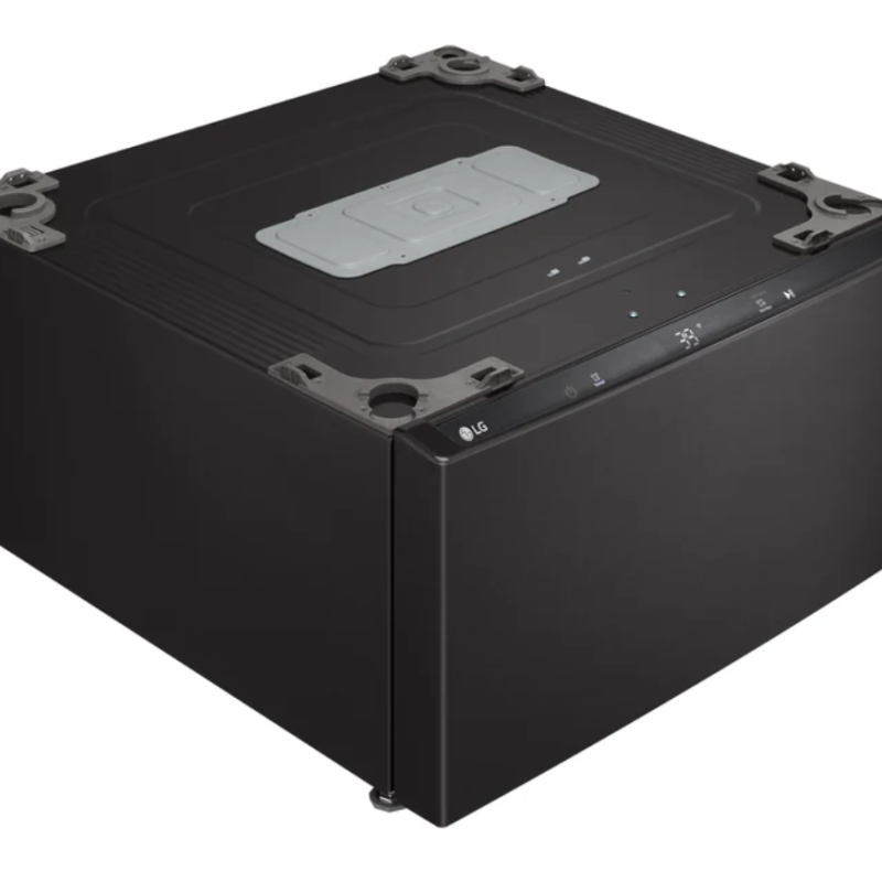 Socle / Laveuse-pi&eacute;destal Sidekick 27" / 1 pi&sup3; Acier inoxydable Noir LG ( WD300CB )
