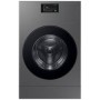 COMBO Laveuse et S&eacute;cheuse Tout-en-Un de 6,1 Pi&sup3; avec Pompe &agrave; Chaleur sans &Eacute;vacuation en Acier Inoxydable Noir Bespoke Samsung ( WD53DBA900HZA )